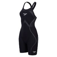 Speedo Womens Fastskin LZR Pure Intent 2.0 Openback Kneeskin - Black/Iridescent