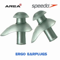 Speedo Ergo Ear Plug - Smoke Swimming Earplugs, Aquatic Earplugs 