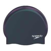 Speedo Plain Moulded Silicone Swim Cap - Dusk Purple , Silicon Swimming Cap, Swim Caps