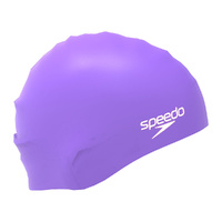 Speedo Biofuse Silicone Swim Cap - Indigo Glow , Silicon Swimming Cap, Swim Caps