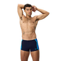 Speedo Men's Solid Spliced Aquashort Swimwear - Peacoat/Deep Sapphire