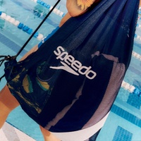 Speedo Vanquisher Mesh Swim Bag - Navy, Swimming Bag, Mesh Sports Bag, Gym Bag