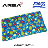ZOGGS ZOGGY SWIM TOWEL - BLUE - CHILDREN'S BEACH TOWEL