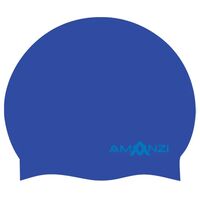 Amanzi Signature Royal Blue Swim Cap, Silicone Swim Cap