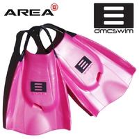 DMC Elite Swim Fins Hot Pink / Charcoal Strap - Swim Training Fins / Swimming Flippers