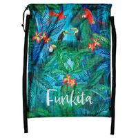 Funkita Lost Forest Mesh Swim Bag, Mesh Equipment Bag, Training swim Bag