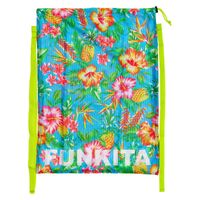 Funkita Blue Hawaii Mesh Swim Bag, Mesh Equipment Bag, Training swim Bag