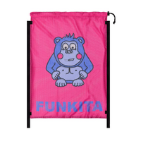 Funkita Purple Back Mesh Swim Bag, Mesh Equipment Bag, Training swim Bag