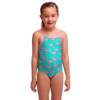 Funkita Go Flamingo!  ECO Toddler Girls Printed One Piece Swimwear, Toddler Girls One Piece 