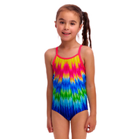 Funkita Fly Time ECO Toddler Girls Printed One Piece Swimwear, Toddler Girls One Piece Swimwear