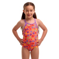 Funkita Paw Paw ECO Toddler Girls Printed One Piece Swimwear, Toddler Girls One Piece Swimwear