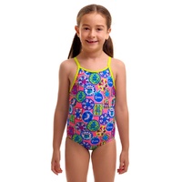 Funkita Zesty Besty ECO Toddler Girls Printed One Piece Swimwear, Toddler Girls One Piece Swimwear