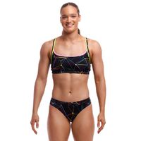 Funkita Women's Star Sign ECO Sports Bikini Two Piece Swimwear,  Ladies Two Piece Swimsuit