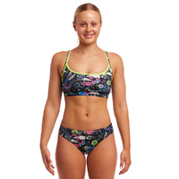 Funkita Women's Hippy Dippy ECO Sports Bikini Two Piece Swimwear,  Ladies Two Piece Swimsuit