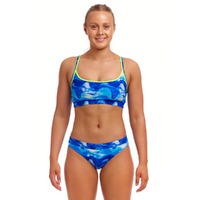 Funkita Women's Dive In ECO Sports Bikini Two Piece Swimwear,  Ladies Two Piece Swimsuit