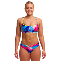 Funkita Women's Muscle Mad ECO Sports Bikini Two Piece Swimwear,  Ladies Two Piece Swimsuit
