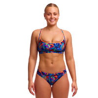 Funkita Women's 	Weedy One ECO Sports Bikini Two Piece Swimwear,  Ladies Two Piece Swimsuit
