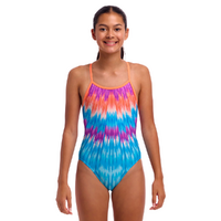 Funkita Girls 	Birdie Bird ECO Single Strap One Piece Swimwear, Girls Full Piece Swimsuit