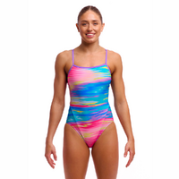 Funkita Tropic Wash ECO Single Strap One Piece Women's Swimwear, Ladies Swimsuit