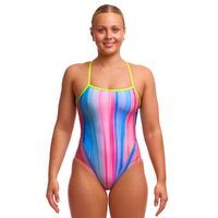 Funkita Curtain Call ECO Single Strap One Piece Women's Swimwear, Ladies Swimsuit