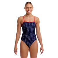 Funkita Very Cross ECO Single Strap One Piece Women's Swimwear, Ladies 