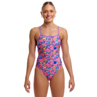 Funkita Sweet Surfers ECO Single Strap One Piece Women's Swimwear, Ladies Swimsuit