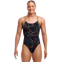 Funkita Women's Star Sign ECO Diamond Back One Piece Swimwear, Women's Swimsuit