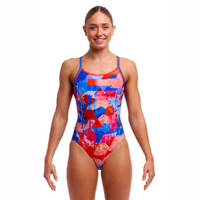Funkita Women's Miss Adventure ECO Diamond Back One Piece Swimwear, Women's Swimsuit