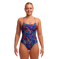 Funkita Women's Weedy One ECO Diamond Back One Piece Swimwear, Women's Swimsuit