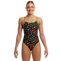 Funkita Women's  ECO Diamond Back One Piece Swimwear, Women's Swimsuit - Pawsome