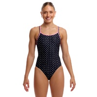 Funkita Women's ECO Diamond Back One Piece Swimwear, Women's Swimsuit - Be Positive