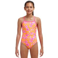 Funkita Girls Summer Season ECO Strapped In One Piece Swimwear, Girls One Piece Swimsuit