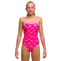 Funkita Girls Flaming Go Gos ECO Strapped In One Piece Swimwear, Girls One Piece Swimsuit