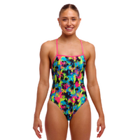 Funkita Women's Blotchy Babe ECO Strapped In One Piece Swimwear, Women's Swimsuit