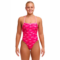 Funkita Women's Flaming Go Gos ECO Strapped In One Piece Swimwear, Women's Swimsuit