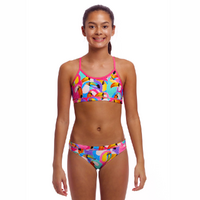 Funkita Girls Tou By Tou ECO Racerback Two Piece Swimwear, Girls Two Piece Swimsuit