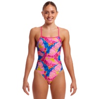 Funkita Just Jungle ECO Tie Me Tight One Piece Women's Swimwear, Chlorine Resistant Swimwear