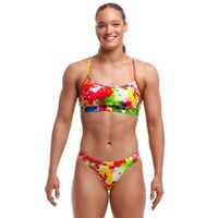 Funkita Women's Ink Jet Crop Top Two Piece Swimwear, Ladies Two Piece Swimsuit