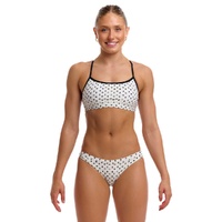 Funkita Women's Plus One ECO Crop Top Two Piece Swimwear, Ladies Two Piece Swimsuit