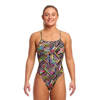 Funkita Strip Straps Ladies Single Strength One Piece Swimwear, Women's Swimsuit