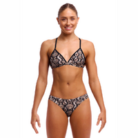 Funkita Women's Rattle Racer Tri Top Bikini Two Piece Swimwear - Women's Swimsuit