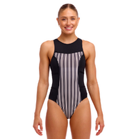 Funkita Women's Chain Gang Hi Flyer One Piece Swimwear, Women's Swimsuit