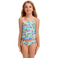 Funkita Garden Gift Toddlers Swim Steady Tankini & Brief Swimwear, Toddler Girls Two Piece Swimwear