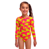 Funkita Toddler Girls Sweet Coconuts Sun Cover One Piece Swimwear, Toddler Girls One Piece Swimwear