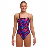 Funkita Women's Big Bang  Secure Single Strap One Piece Swimwear, Women's Swimsuit