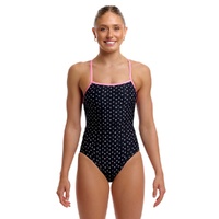 Funkita Women's Be Positive  Secure Single Strap One Piece Swimwear, Women's Swimsuit