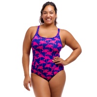 Funkita Women's Pinky Palms Locked in Lucy One Piece Swimwear, Women's Swimsuit