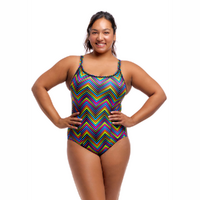 Funkita Women's Up Down Locked in Lucy One Piece Swimwear, Women's Swimsuit