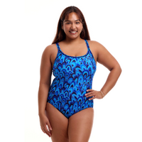 Funkita Women's Hill Billy Blues Locked in Lucy One Piece Swimwear, Women's Swimsuit