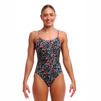 Funkita Women's Copper Cluster Diamond Secure One Piece Swimwear, Women's Swimsuit